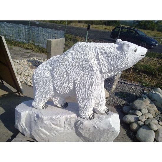 Mramor M15 - Medveď na podstavci - mramor-m15-medved-na-podstavci